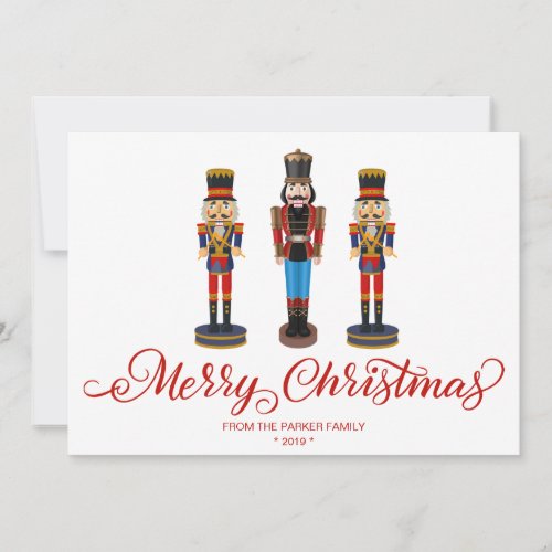 Nutcracker Holiday Christmas Party Greeting Card