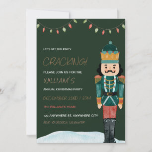 Nutcracker Holiday Christmas Party Invitation