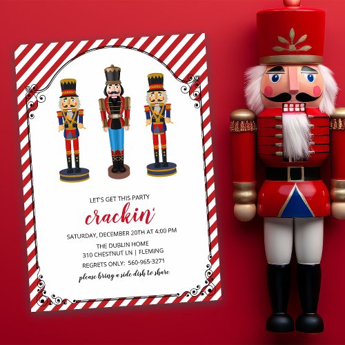 Nutcracker Holiday Christmas Party Invitation