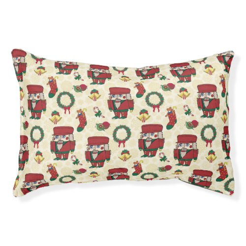 Nutcracker Holiday Christmas Pet Bed