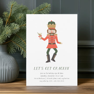 Nutcracker Holiday Cocktail Party Invitation