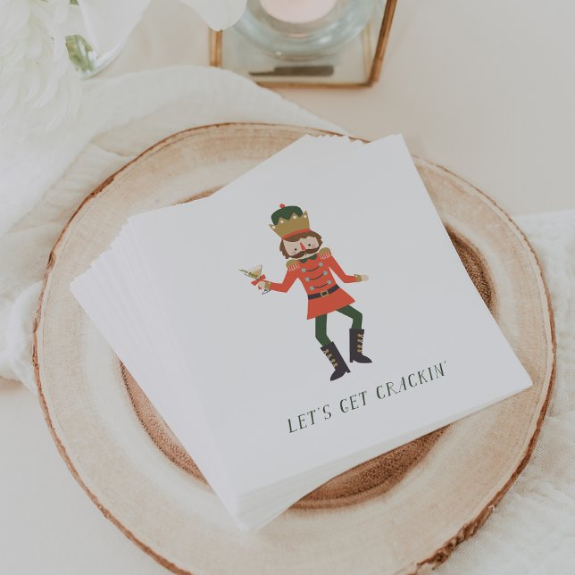 Nutcracker Holiday Cocktail Party Napkins (Creator Uploaded)