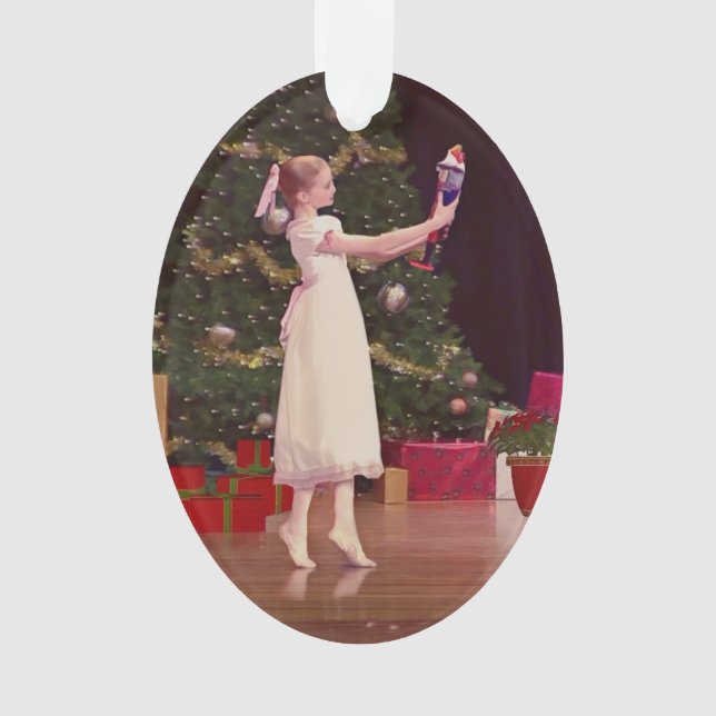 Nutcracker Holiday Customizable Ornament (Front)