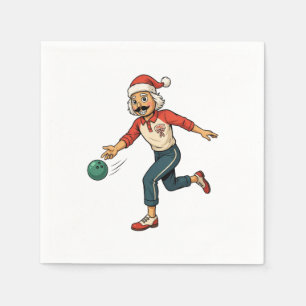 Nutcracker Holiday Game Thrower Casual Christmas Napkins