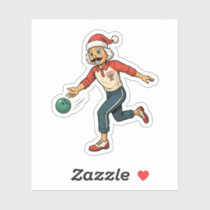 Nutcracker Holiday Game Thrower Casual Christmas Sticker