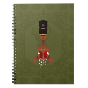 Nutcracker Holiday Gift Christmas Spiral Notebook