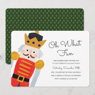 Nutcracker Holiday Party Invitation