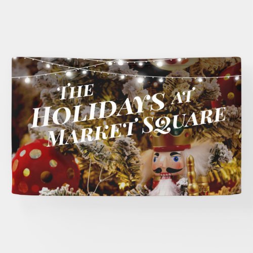 Nutcracker Holiday Photo Banner