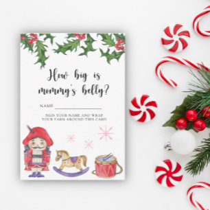Nutcracker - How big is mommy's belly Enclosure Card