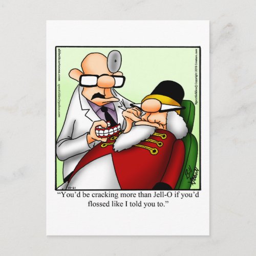 Nutcracker Humor Christmas Postcard