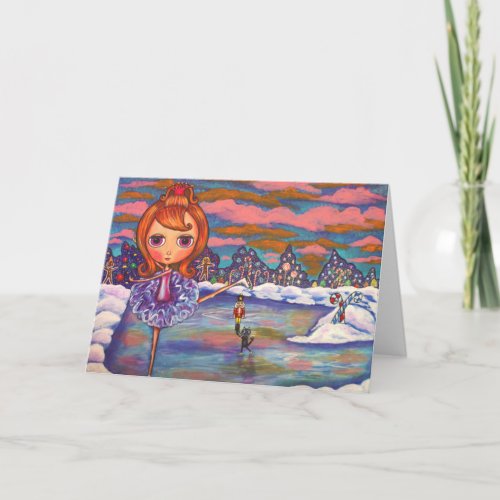 Nutcracker Ice Ballet Card