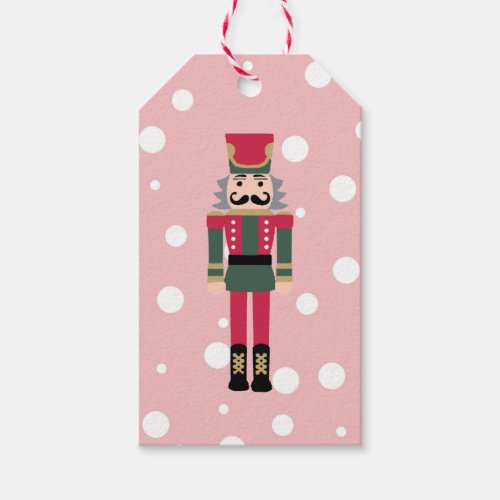 Nutcracker Illustration Christmas Design Classic Gift Tags