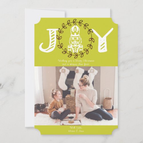 Nutcracker Joy Holiday Photo Card