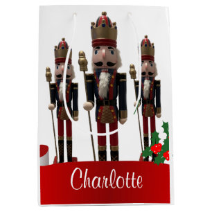 Nutcracker King Christmas Medium Gift Bag