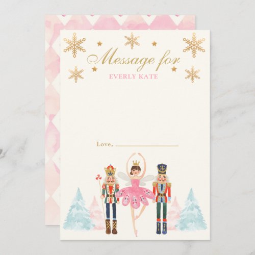 Nutcracker Land Of Sweets Time Capsule Note Card