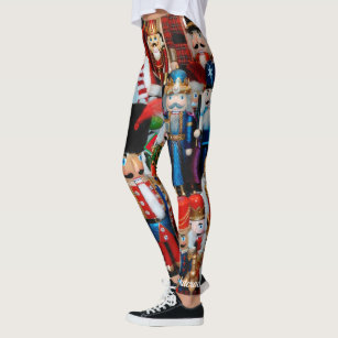 Nutcracker Leggings Christmas Running Tights