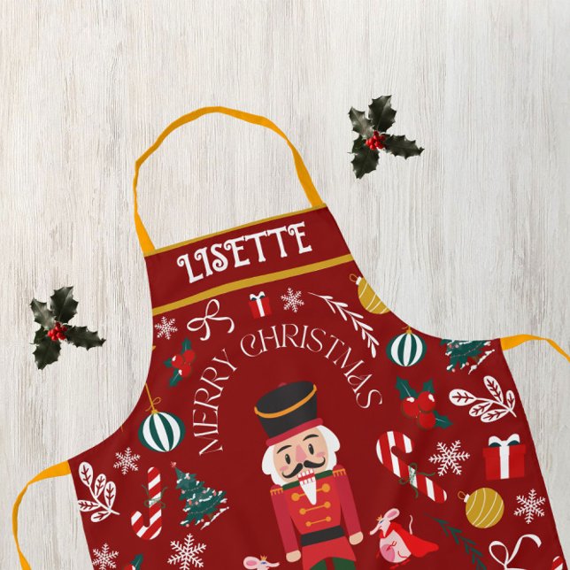 Nutcracker Magic All-Over Print Apron (Creator Uploaded)