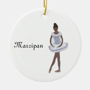 Nutcracker Marzipan Keepsake Ornament-Customizable Ceramic Ornament