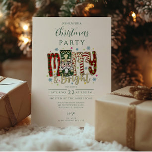 Nutcracker Merry & Bright Christmas Invitation