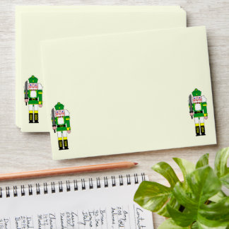Nutcracker Merry Christmas Envelope