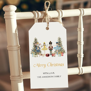 Nutcracker Merry Christmas Gift Tags