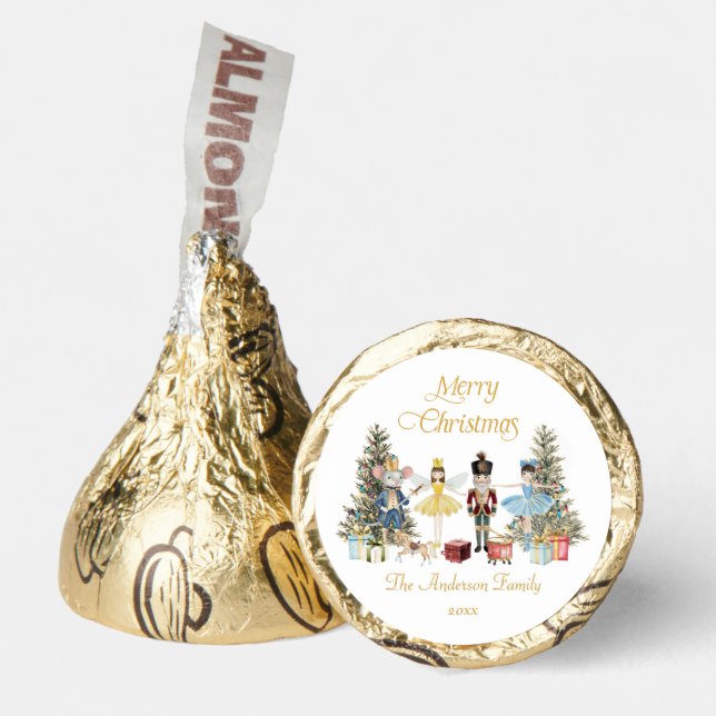 Nutcracker Merry Christmas  Hershey®'s Kisses® (Front)