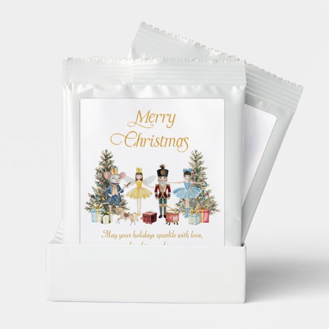 Nutcracker Merry Christmas  Hot Chocolate Drink Mix (Pair)