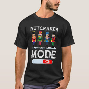 Nutcracker Mode On Dance Ballet  Christmas Pajamas T-Shirt