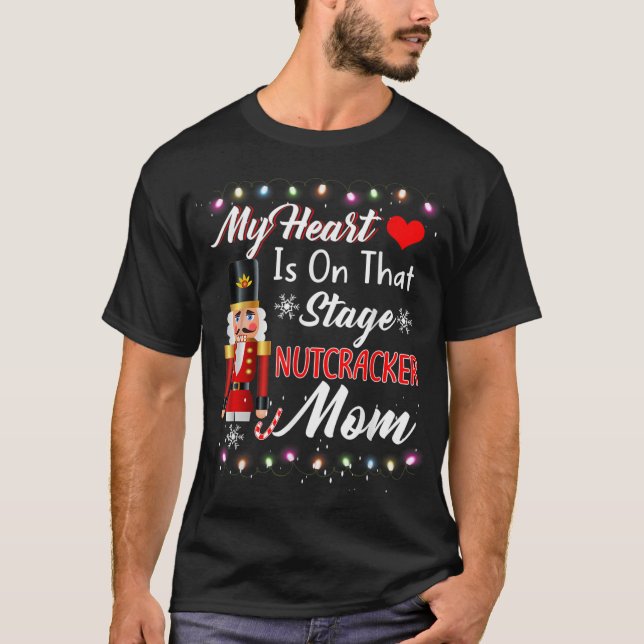 Nutcracker Mom - Love Ballet Dance Mom T-Shirt (Front)