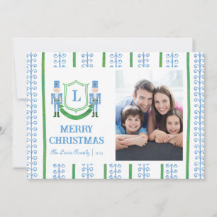 Nutcracker Monogram Christmas Card