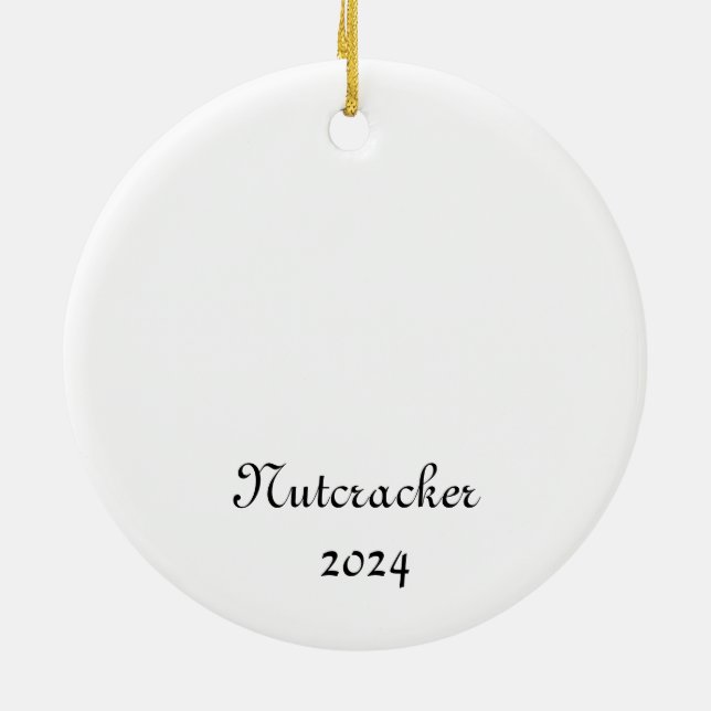 Nutcracker Mouse/Chef/Angel Ornament (Back)