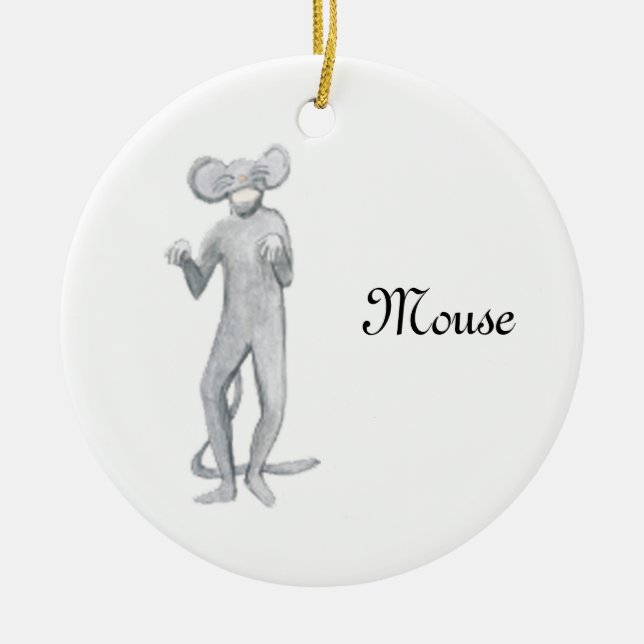 Nutcracker Mouse Keepsake Ornament (Front)