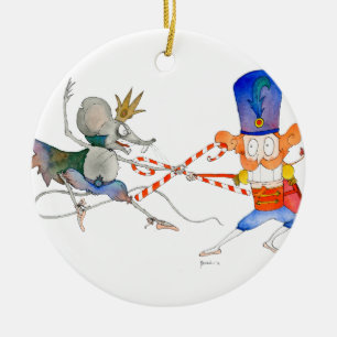 Nutcracker & Mouse King - The Nutcracker Series Ceramic Ornament