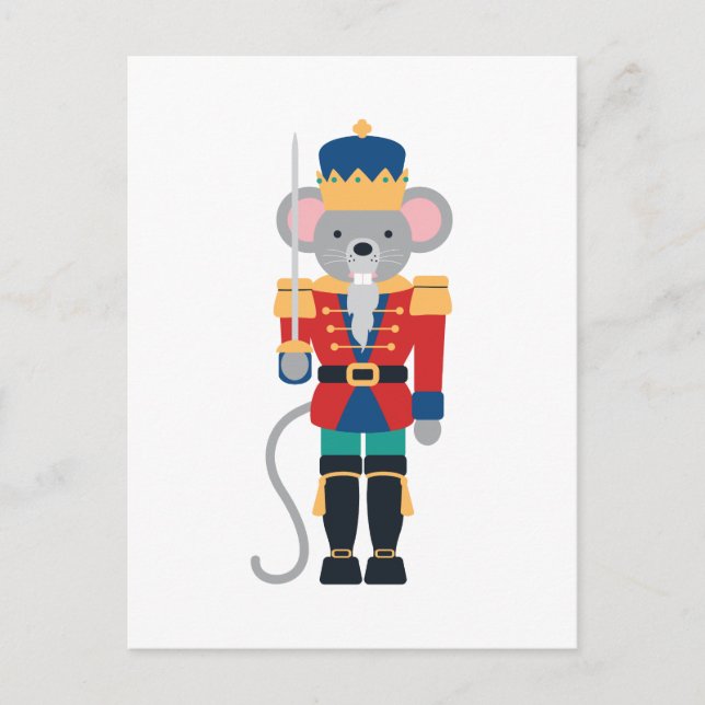 Nutcracker Mouse Postcard (Front)