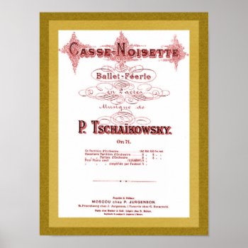 Nutcracker Music Cover Page Print by weepingcherrylane at Zazzle