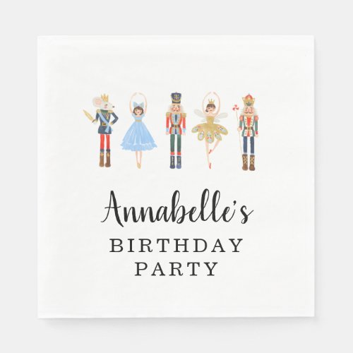 Nutcracker Napkins  Personalizable