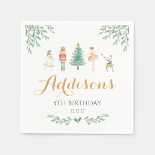 Nutcracker Napkins Sugar Plum Fairy Napkins