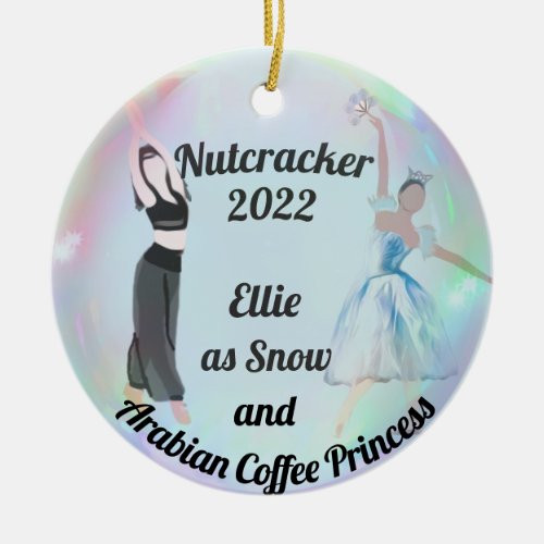 Nutcracker Ornament_Arabian and Snow  Ceramic Orna Ceramic Ornament