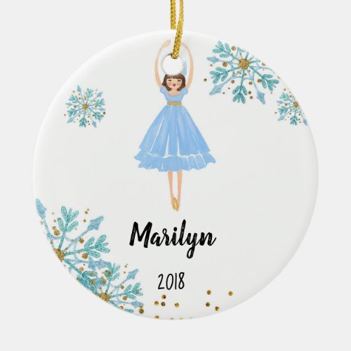 Nutcracker Ornament for Baby Girl