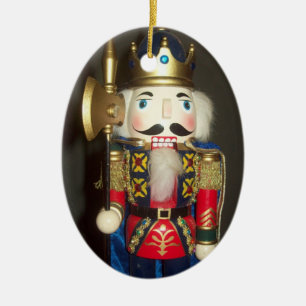 Nutcracker Oval Ornament