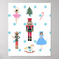 Nutcracker Painting Ballet Poster