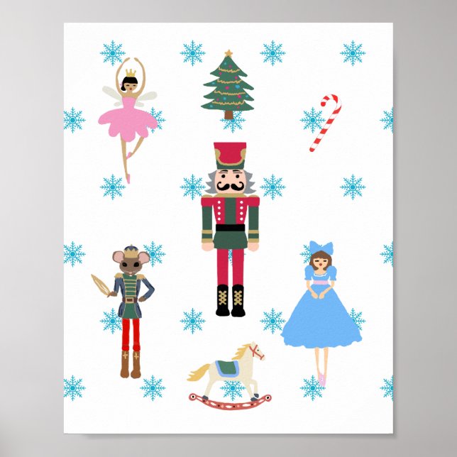 Nutcracker Painting Ballet Poster (Front)