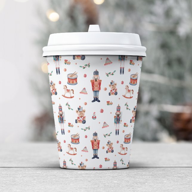 Nutcracker Paper Cups (Nutcracker Holiday Paper Cup by Painted Paperie)