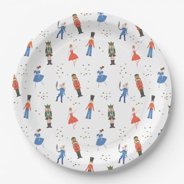 Nutcracker Paper Plates (Front)