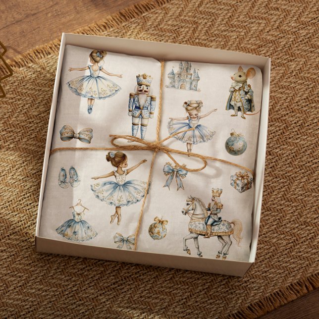 Nutcracker Pattern Christmas Tissue Paper (Creator Uploaded)