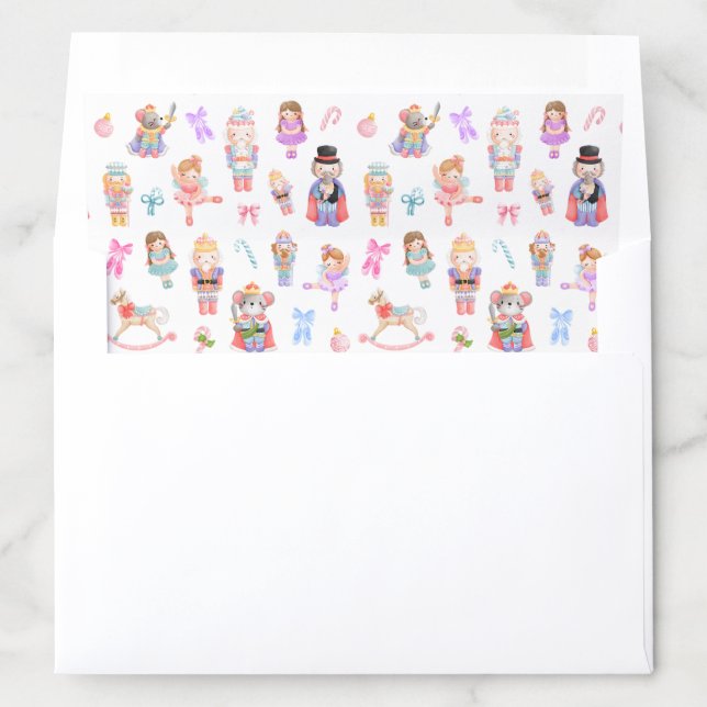 Nutcracker Pattern Envelope Liner (In Envelope)