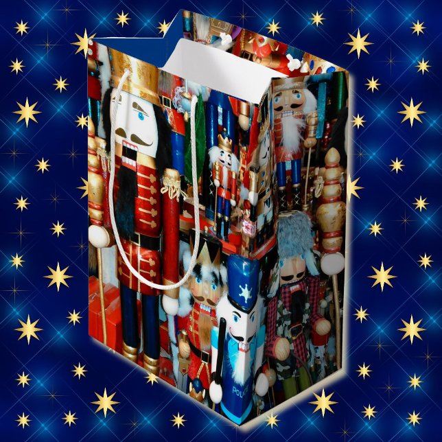 Nutcracker Personalize Name Super Cute Medium Gift Bag (Creator Uploaded)