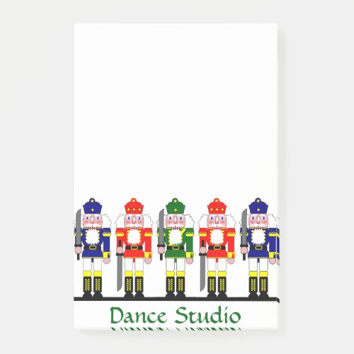 Nutcracker Personalized Christmas Ballet Gift Post_it Notes