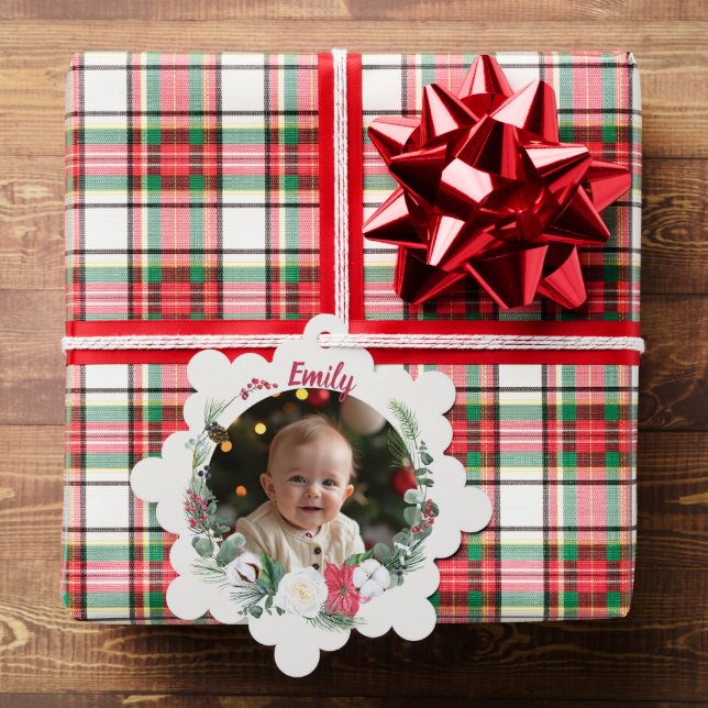 Nutcracker Personalized Photo Paper Ornament Card (Insitu (Gift))