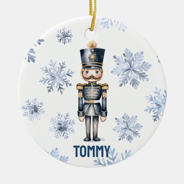 Nutcracker Personalized Tree Ornament (Front)